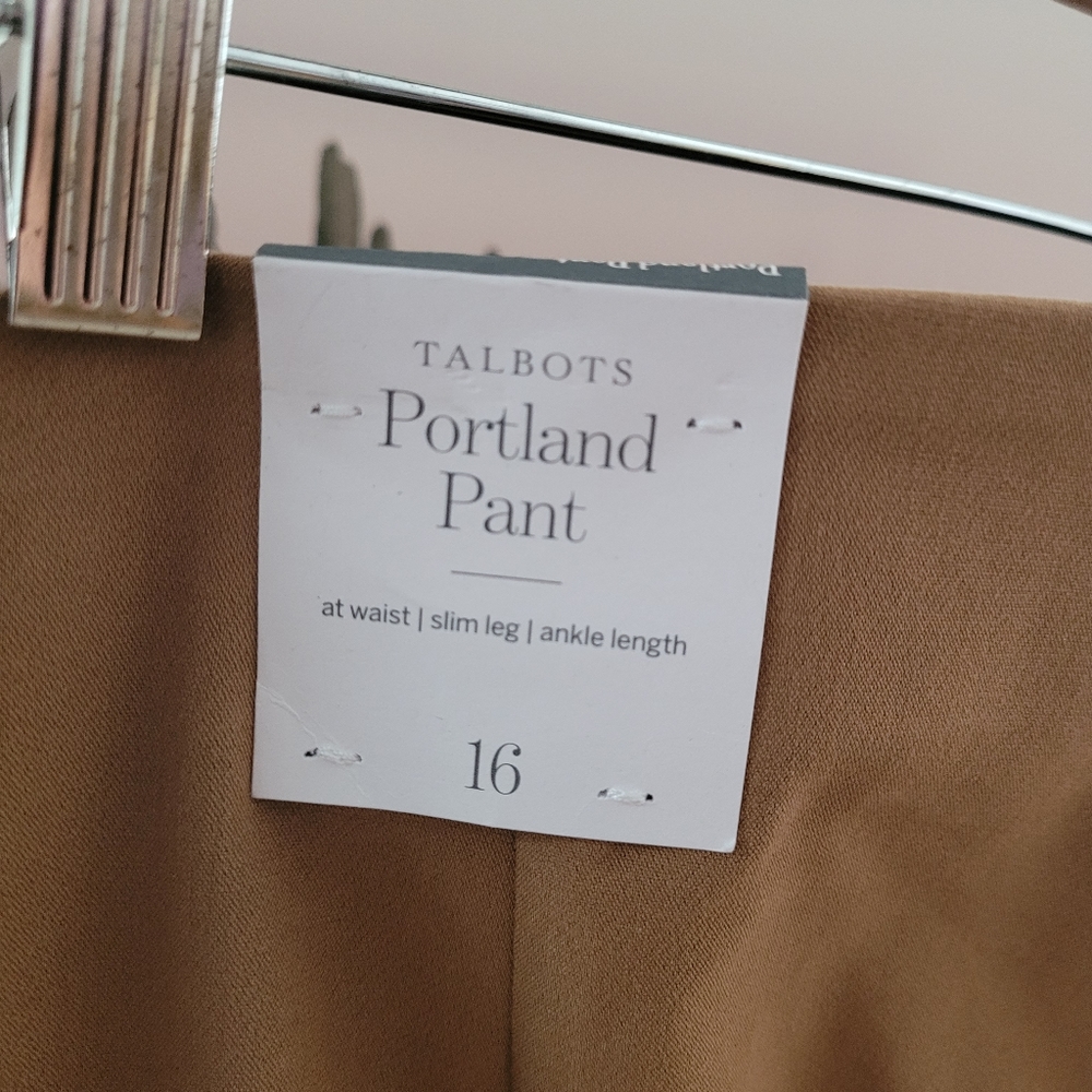 Light Brown Talbots Portland Pant